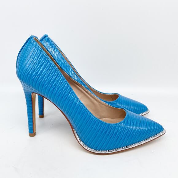 BCBGeneration Women's Harlia Pointed Toe Pump Blue Size 5M - Picture 3 of 10